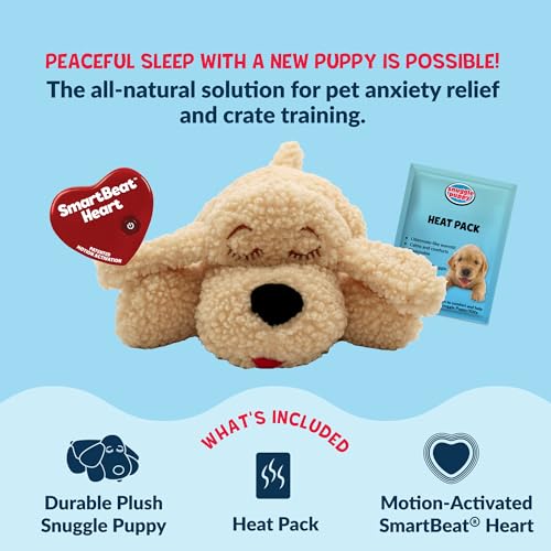 Snuggle Puppy Heartbeat Toy, Calming Comfort, Breed Buddies Goldendoodle - color: Doodle
