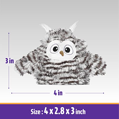 Kimee Cat Toy Automatic Chirping Owl Interactive Toys with Catnip