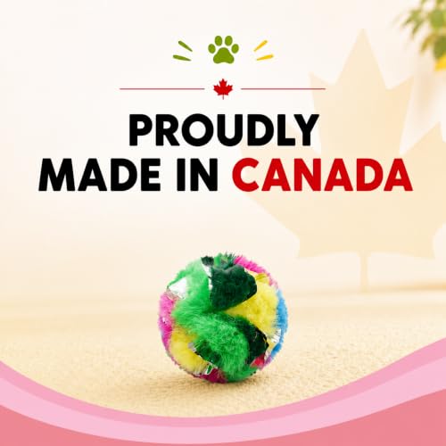 Large Crinkle Balls for Cats – 2.5 Inch, 12 Pack - size: Large