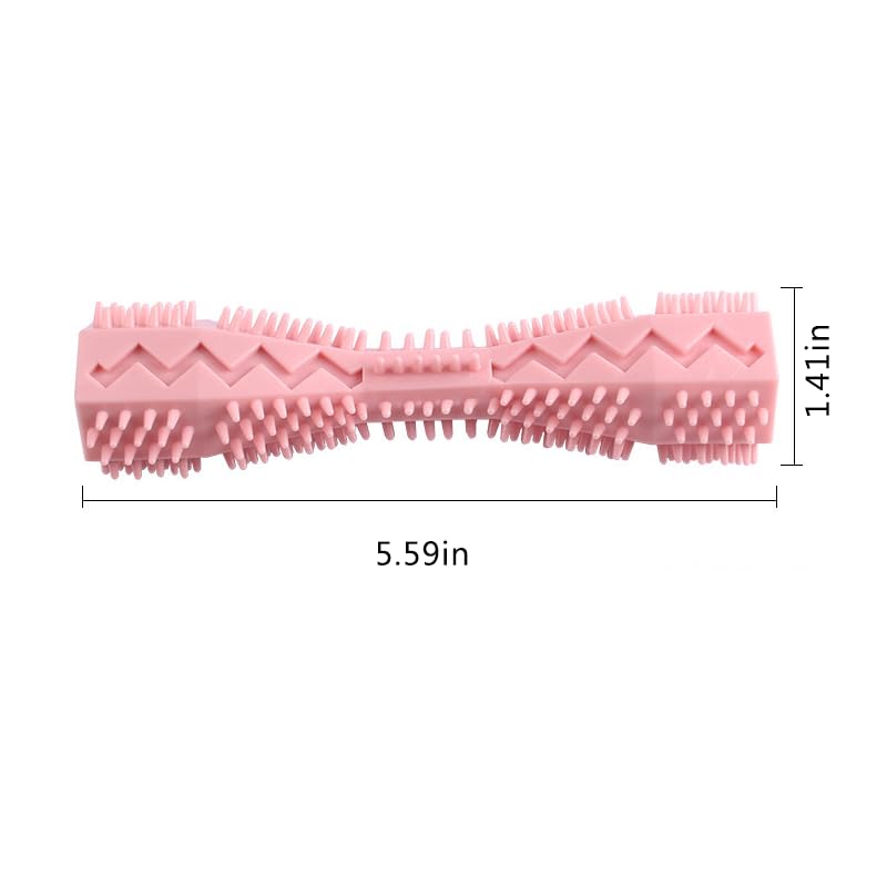 Dog Chew Toys, Puppy Teething Toys, Durable Dog Toy for Aggressive Chewers, Puppy Stuff, Pink - color: Pink