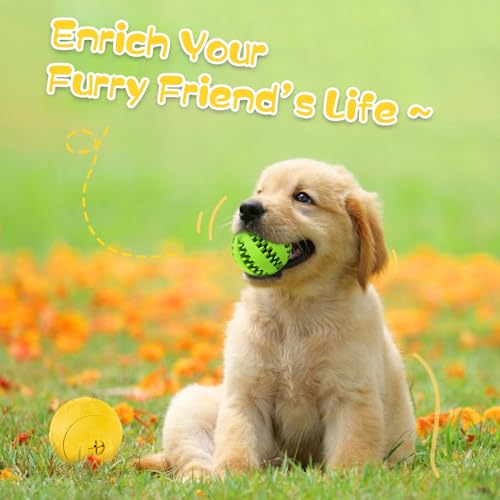 HIPPIH Dog Puzzle Toy 2 Pack, Interactive Dog Toys for Treat Dispensing - color: Green+Yellow
