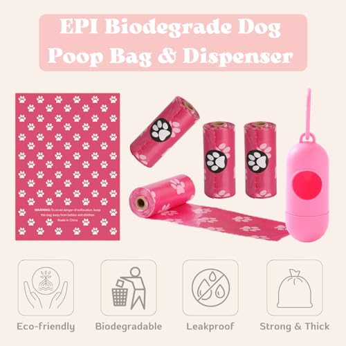 PupLuxe Puppy Starter Kit | Pink 22 Piece Great for Dog Training A Welcome Gift New First Time Owners and Experience Bundle - color: Pink