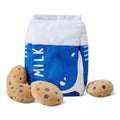 Amazon Basics Interactive Dog Squeak Toys with 1 Milk Carton and 4 Cookies, Ideal for Puppies, Small and Medium Dogs, Soft Plush for Fetch and Cuddling - style: Dog Squeak Milk Carton cookies
