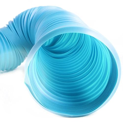 2 Pack Hamster Tunnel Ferrets Fun Tunnels Foldable Exercising Training Tubes Hideout Pipe Toy for Guinea Pigs Chinchillas Gerbils Mouse Rabbit Small Animal Pet Rats