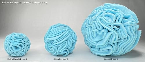 Glory To Dog Puppy/Small Breed Snuffle Dog Puzzle Ball Toy Blue Extra Small - color: Blue, size: Extra Small