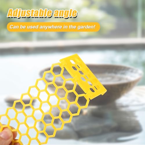 2PCS Floating Bee Ladders, Beehive-Shaped Floating Bee Island for Drinking