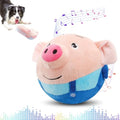Dog Toys for Small Large Dogs,Puppy Toys to Keep Them Busy,Moving Interactive Squeaky Dog Toy,Active Moving Pet Plush Toy,Small Dog Toys (Blue Pig) - color: Blue Pig