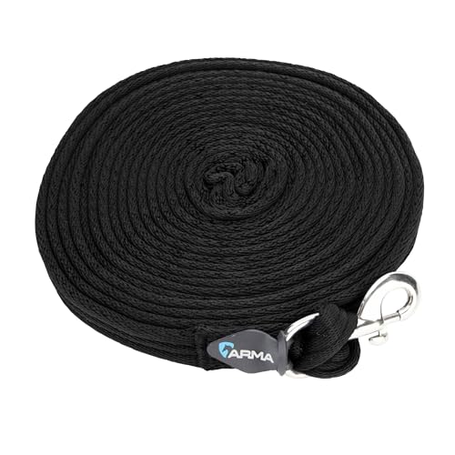 Shires Wessex Soft Feel Lunge Line 8m Black - color: Black