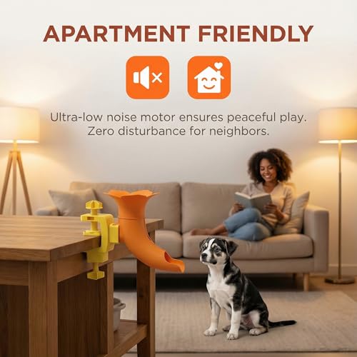 Automatic Dog Ball Launcher Toy, Adjustable Height
