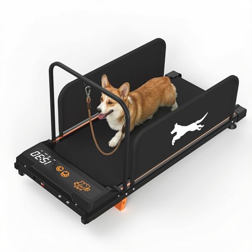 KEIKI Dog Treadmill for Small and Medium Breeds - color: Black Premium