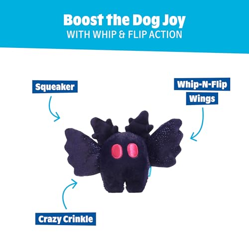 BarkBox Manny Mothman Dog Toy - Toy for Small Dogs - color: Manny Mothman, size: Small