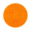BigMouth Basketball Silicone Lick Mat for Dogs and Cats, Slow Feeder Enrichment Pad, Dishwasher Safe Anxiety Relief Toy - style: Basketball
