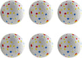 Dog Toy Balls, 2.3 Inch ETPU Material, Replacement Balls for Automatic Ball Launcher Machine - color: White and Yellow
