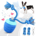 Interactive Dog Toys Ball, Motion Activated Dog Toy for Medium/Large Dogs, Wicked Balls for Boredom, Dogs Toy to Keep Them Busy(Blue) - color: Blue