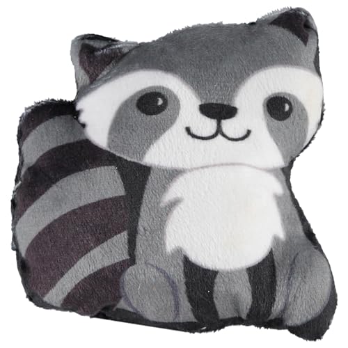 Cudlie 3 Pack Plush Dog Chew Toys – Soft Squeaky Puppy Toys for Small Dogs– 4" Durable, Cute & Safe Pet Toy Gift Set (Food, Fruit, Farm, Zoo & Safari Animal Themes) - color: Hedgehog Racoon Moose, style: 3 Pack 4 Inch