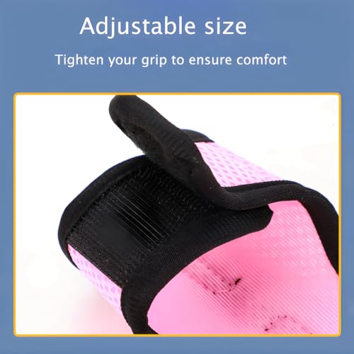 Rabbit Harness Leash Set Escape Proof Bunny Leash Vest Harness,Hot Pink XL - color: Rose Red, size: XL Chest 9.8-15.7",For Big Adult Rabbit