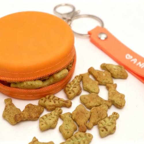 Reusable Silicone Dog Treat Pouch, 3-Pack Leakproof Training Bag with Zipper & Clip for Leash,Moisture-Proof,Easy to Clean, Portable Snack Pouches for Dogs and Cats, BPA-Free
