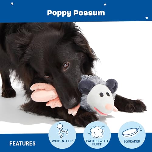 BarkBox Poppy Possum Interactive Plush Dog Toy - color: Poppy Possum