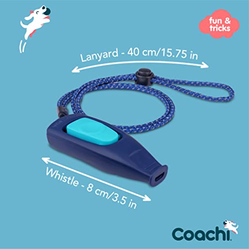 Company of Animals Coachi Whizzclick | Navy/Light Blue Button - color: Navy
