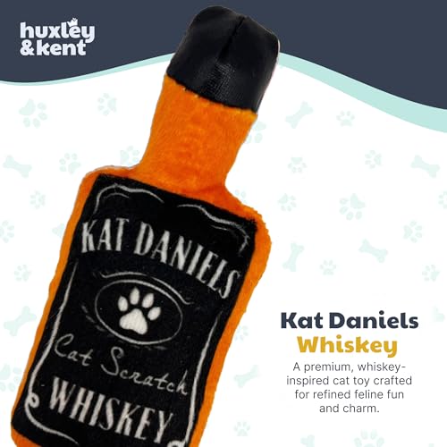 Huxley & Kent Plush Crinkle Catnip Cat Toy, Kat Daniels Whiskey - style: Kat Daniels Whiskey