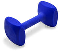 J&J Dog Supplies Obendience Retrieving Dumbell with 2" Ends, 2" Wide Bit and 9/16" Diameter Bit, Blue, X-Small - color: Blue, size: X-Small
