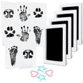4-Pack Baby Inkless Hand and Footprint Kit, Dog Nose & Paw Print Kit - color: Black, size: Large(Pack of 4)