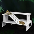 WEAVERBIRD Turtle Basking Platform, Double Decker Reptile Habitat