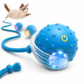 Interactive Rolling Cat Ball, Motion Activated Automatic Cat Toy - color: Blue