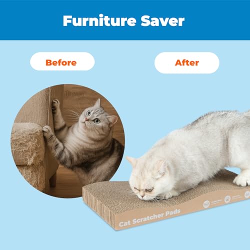 Best Pet Supplies Catify Cat Scratcher Pads - Wave, 2-Pack - color: Wave (2 Pack)
