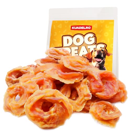 Chicken Rings Dog Treats, Natural Chicken Breast Jerky 10.58oz/300g