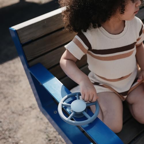 mushie Wheel Suction Spinner Toy | Toddler Sensory Toys for Bath & Play - style: Wheel