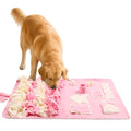 Snuffle Mat for Dogs: Slow Food Interactive Experience - color: Pink, size: Medium 22x38 inch
