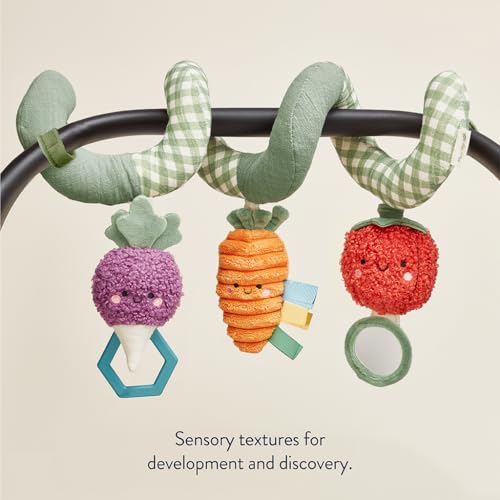 Itzy Ritzy Spiral Car Seat & Stroller Activity Toy, 0 Months Up (Veggie) - color: Veggie