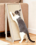 Aechonow 26.4'' Sisal Cat Scratcher Ramp for Indoor Cats
