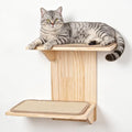Cat Wall Shelves, Branch Style 2 Platform Cats Walls Furniture. - color: brown