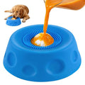 Slow Feeder Dog Bowl with Interactive Roll Ball, Anti-Slip Dog Lick Bowl