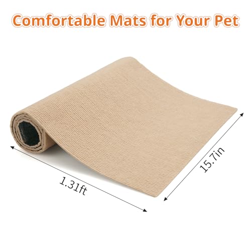 15.7 x 39.3 Inch Self-Adhesive Rabbit Scratch Mat, Cut-to-Fit