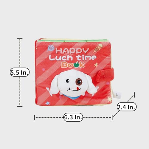 Dog Snuffle Sound Book Crinkle Hide Treat Puzzle (Birthday) - color: birthday
