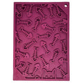 SodaPup Fun Enrichment Feeder, Rubber, Dog, Slow Feeder, 5" x 7" - color: eMat Fishy Plum