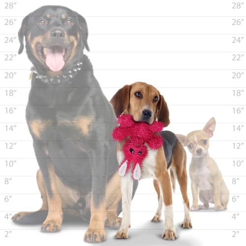 MIGHTY® 2 Pack Microfiber Small RabbitDog Toys - color: 2PK Pink Rabbit