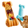 2-Pack Freeze Toys for Dogs Slow Feeder Lick Bone Indestructible Chew Toy