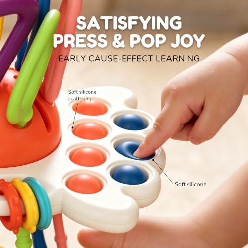 Montessori Pull String Sensory Toy for Toddlers