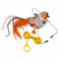 Hanging Bird Cat Toy for Indoor Cats, Motion Activated Chirping with Catnip