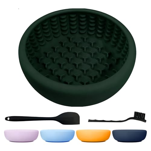 SmartTail Dog Slow Feeder Bowl,Dog Freezer Bowl for Anxiety Relief,BPA-Free - color: green, size: L