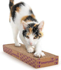 SmartyKat Super Scratcher Corrugated Cat Scratcher and Scratch Pad for Cats, Catnip Infused with Catnip, Scratchers for Indoor Cats and Kittens, Cardboard Scratching Post (Pack of 12) - size: (Pack of 12), style: Rectangle Scratcher