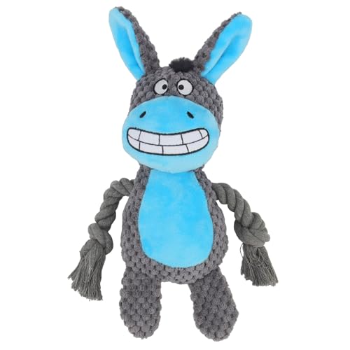 Dog Toys, Dog Squeaker Toys with Crinkle Paper (Dark Gray Donkey) - color: Dark Gray Donkey