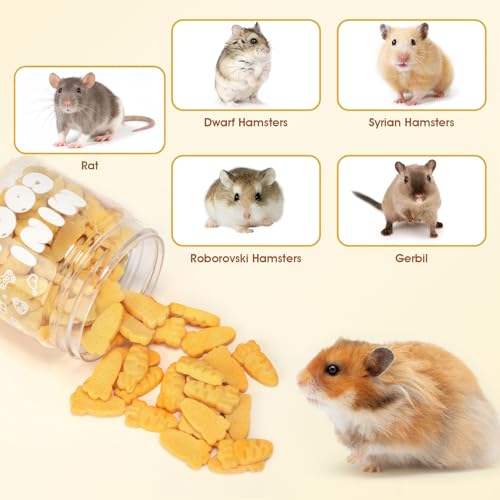 Abizoo Hamster & Gerbil Treats, Crispy Baked Hamster Cookies
