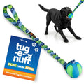 Tug-E-Nuff PowerBall Bungee Tug (Green Pattern), Dog Toy, 17" - color: Green