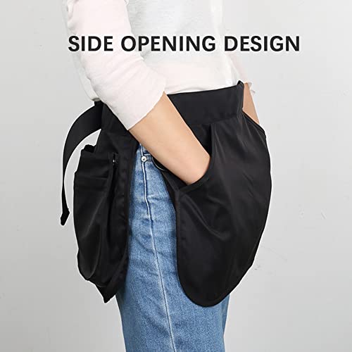 OLizee® Adjustable Waist Apron with Buckle Dog Trainer Apron Dog Trainer Clothing Waitress Apron Hair Stylist Apron - style: Three