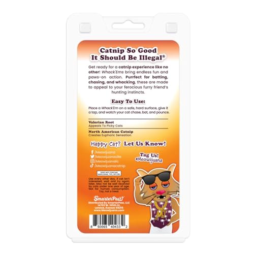 Meowijuana Compressed Catnip Ball Refill, 2-Pack | Kalico Kush - color: Kalico Kush 2pk Refill